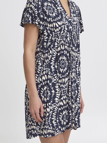 ICHI Jurk 'Aya' in Blauw