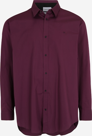 Calvin Klein Big & Tall Button Up Shirt in Blackberry, Item view