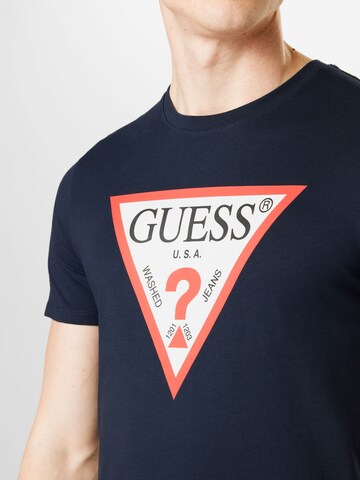 GUESS Majica | modra barva