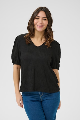 Kaffe Blouse 'KALisette' in Zwart: voorkant