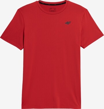 4F - Camiseta funcional en rojo: frente