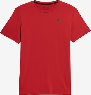 4F Funkcionalna majica | rdeča barva: sprednja stran