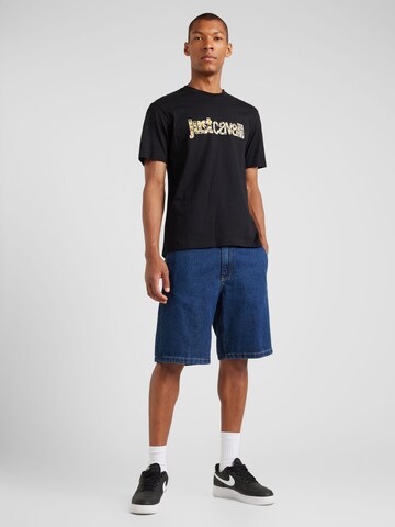Just Cavalli Тениска в черно