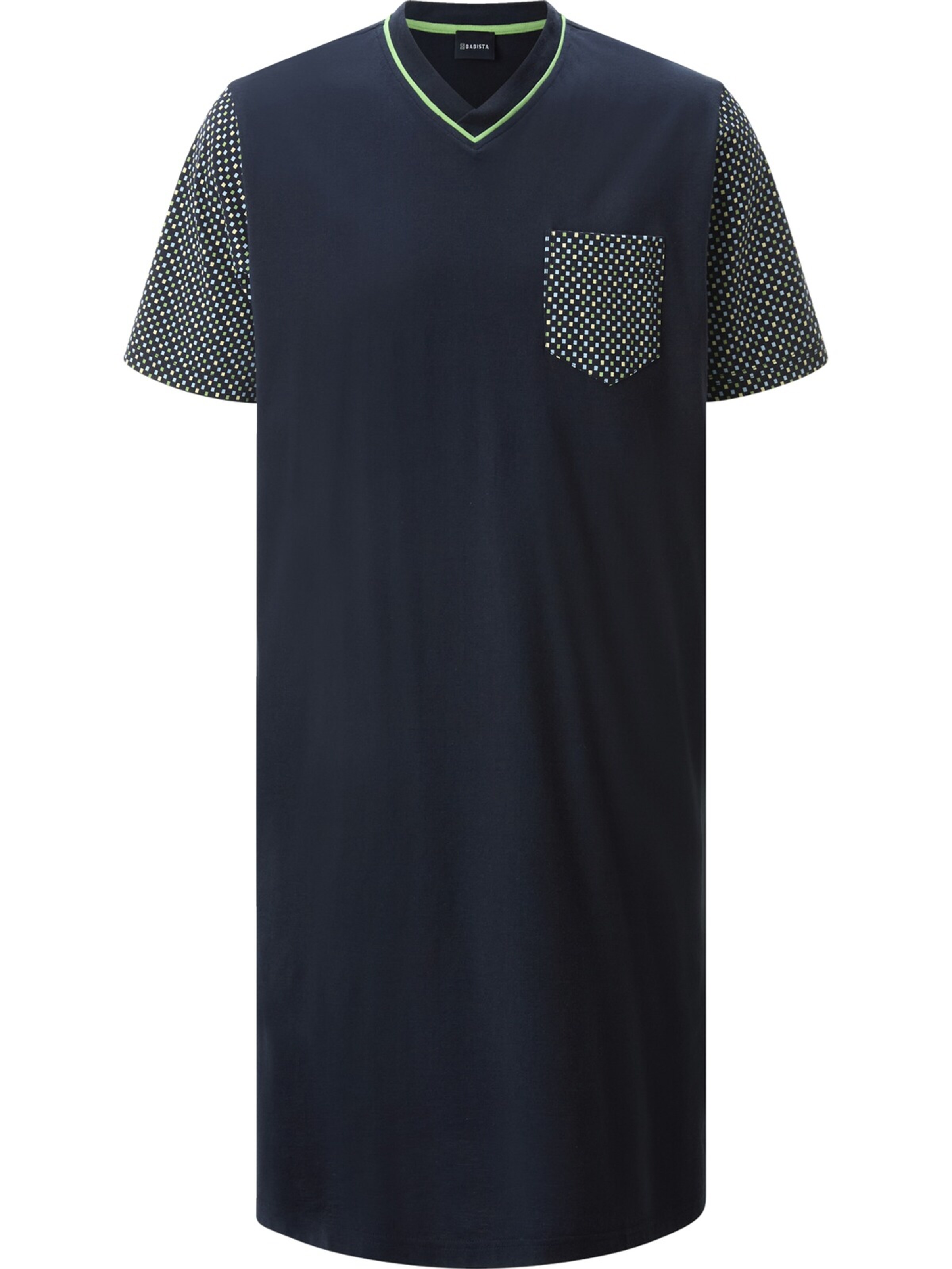 BABISTA Short Pajamas in Blue: front