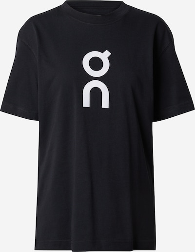 On Performance shirt in Black / White, Item view