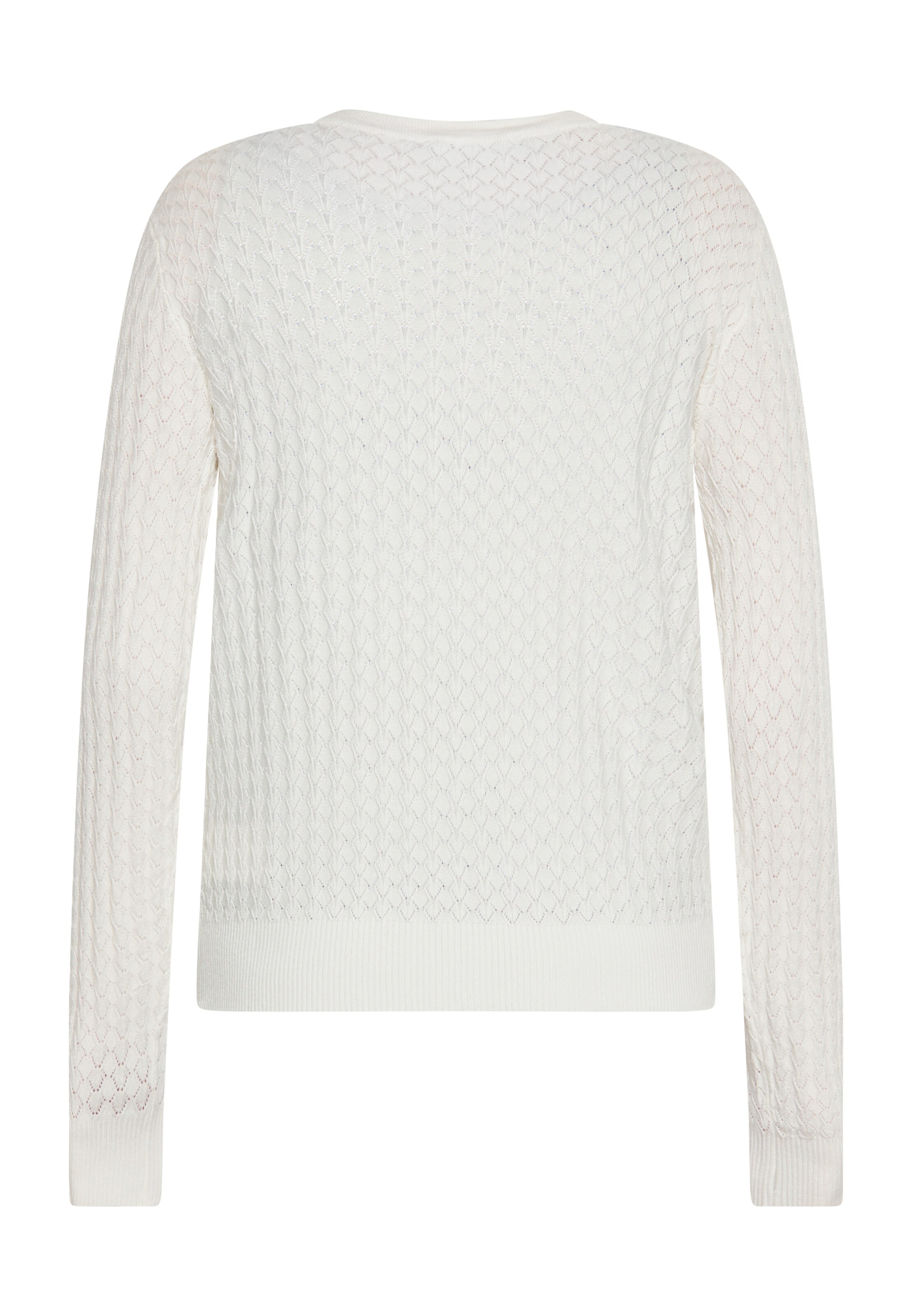 Usha Πλεκτή ζακέτα σε λευκό