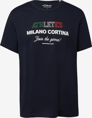 s.Oliver Shirt in Blue: front