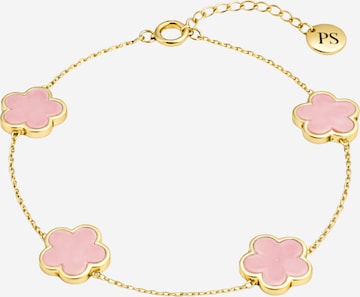 Braccialetto 'Clover Rosa' di Pure Schmuck in oro: frontale