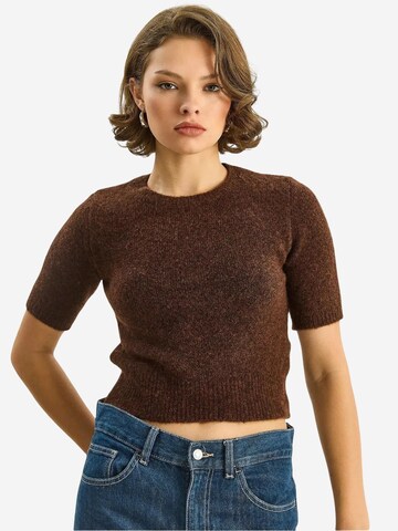 Bianco Lucci Pullover 'Pullover'‌‌‌‌‌‌‌‌‌‌ in Braun