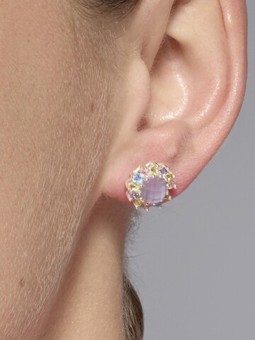 Luxenter - Pendientes 'NOPSA' en blanco