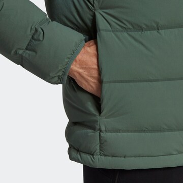 ADIDAS SPORTSWEAR Outdoor jacket ' Helionic Soft Hooded ' in Green