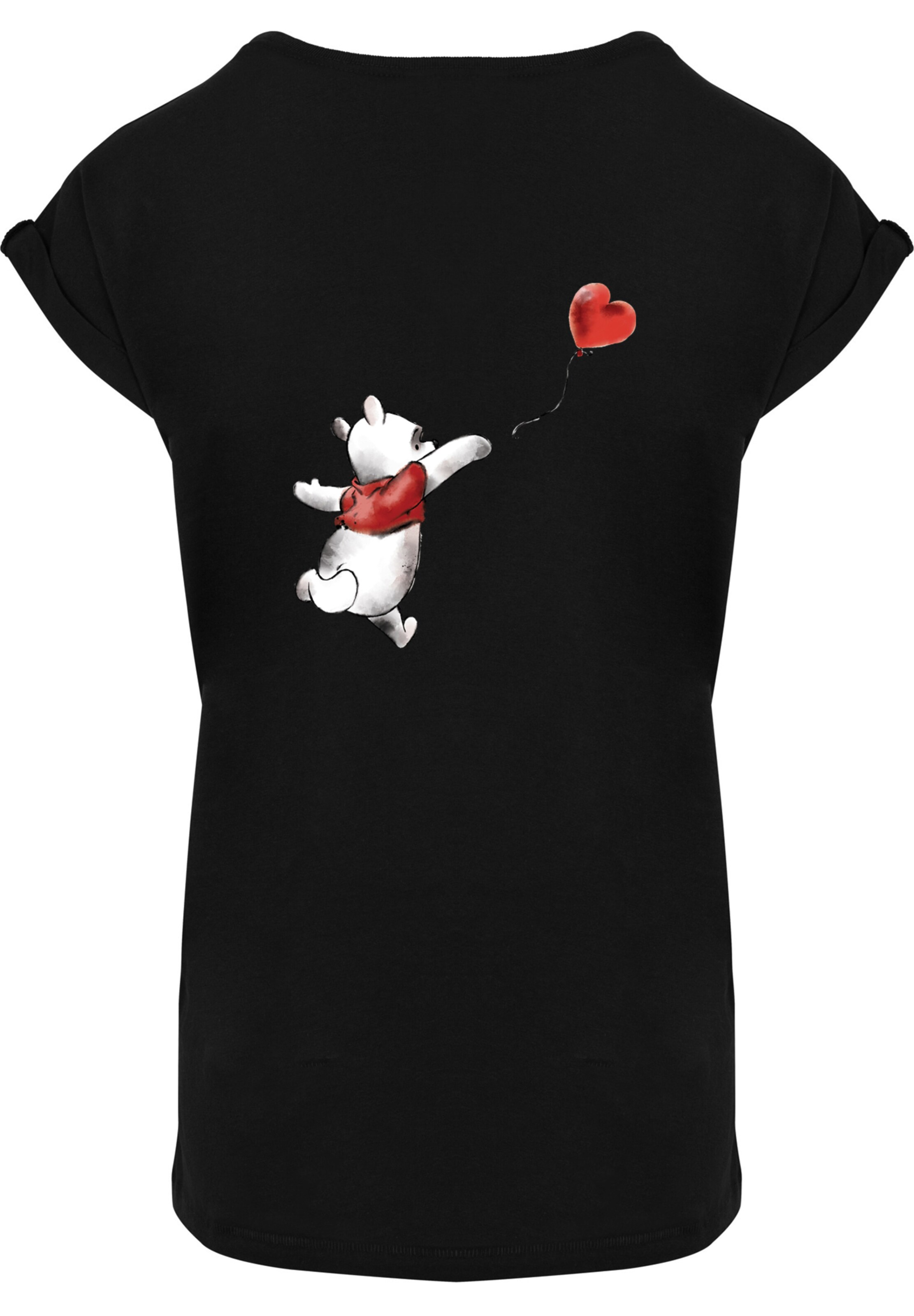 Maglietta 'Disney Winnie & Balloon' di F4NT4STIC in nero