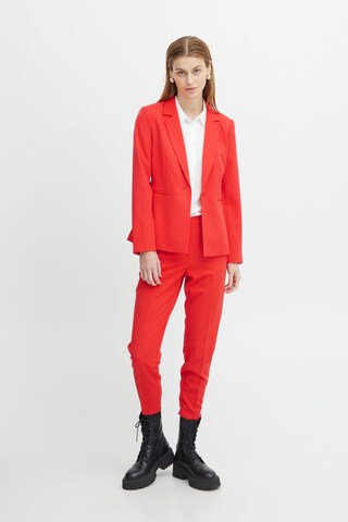 Slimfit Pantaloni chino 'LEXI' di ICHI in rosso