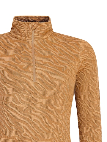 PROTEST Athletic Sweatshirt 'PRTShirley' in Brown: front