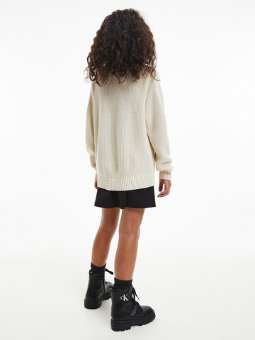 Calvin Klein Jeans Pullover in Beige