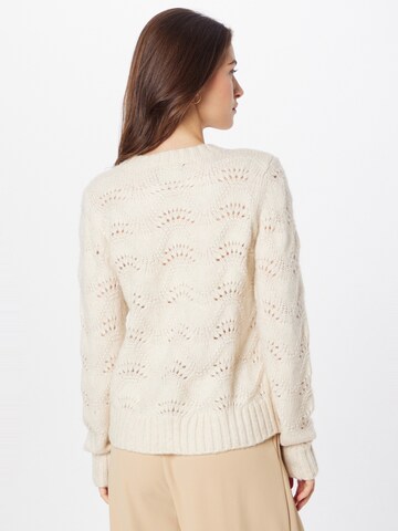 PIECES - Pullover 'Bibbi' em branco