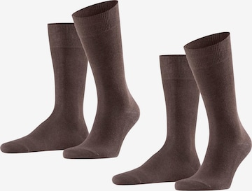 FALKE Socks in Brown: front