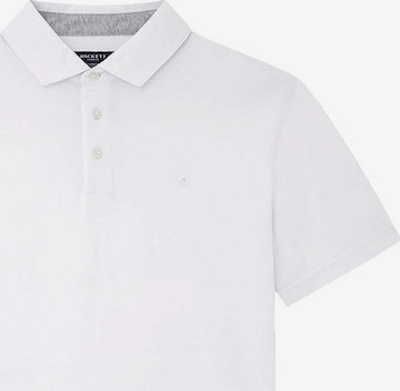 Hackett London Poloshirt in Weiß: Vorderseite