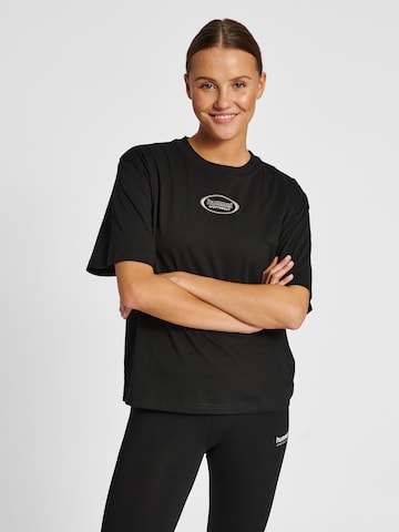 Hummel Shirt 'Tammy' in Zwart: voorkant