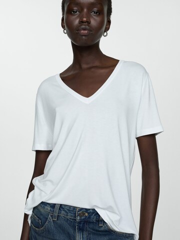 MANGO T-shirt 'VISPI' i vit