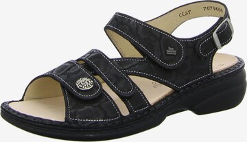 Finn Comfort Sandals in Black: front