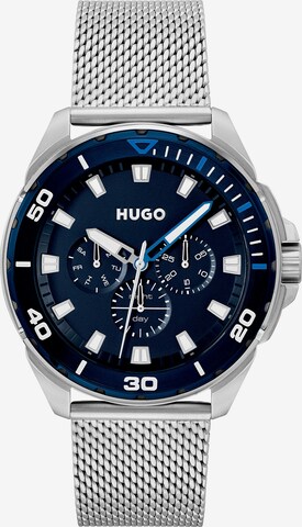 HUGO Analoog horloge in Zilver