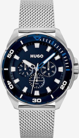 HUGO Red Analog watch in Silver