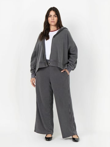 Wasabi Concept Gebreid vest ' WA-AILI ' in Zwart