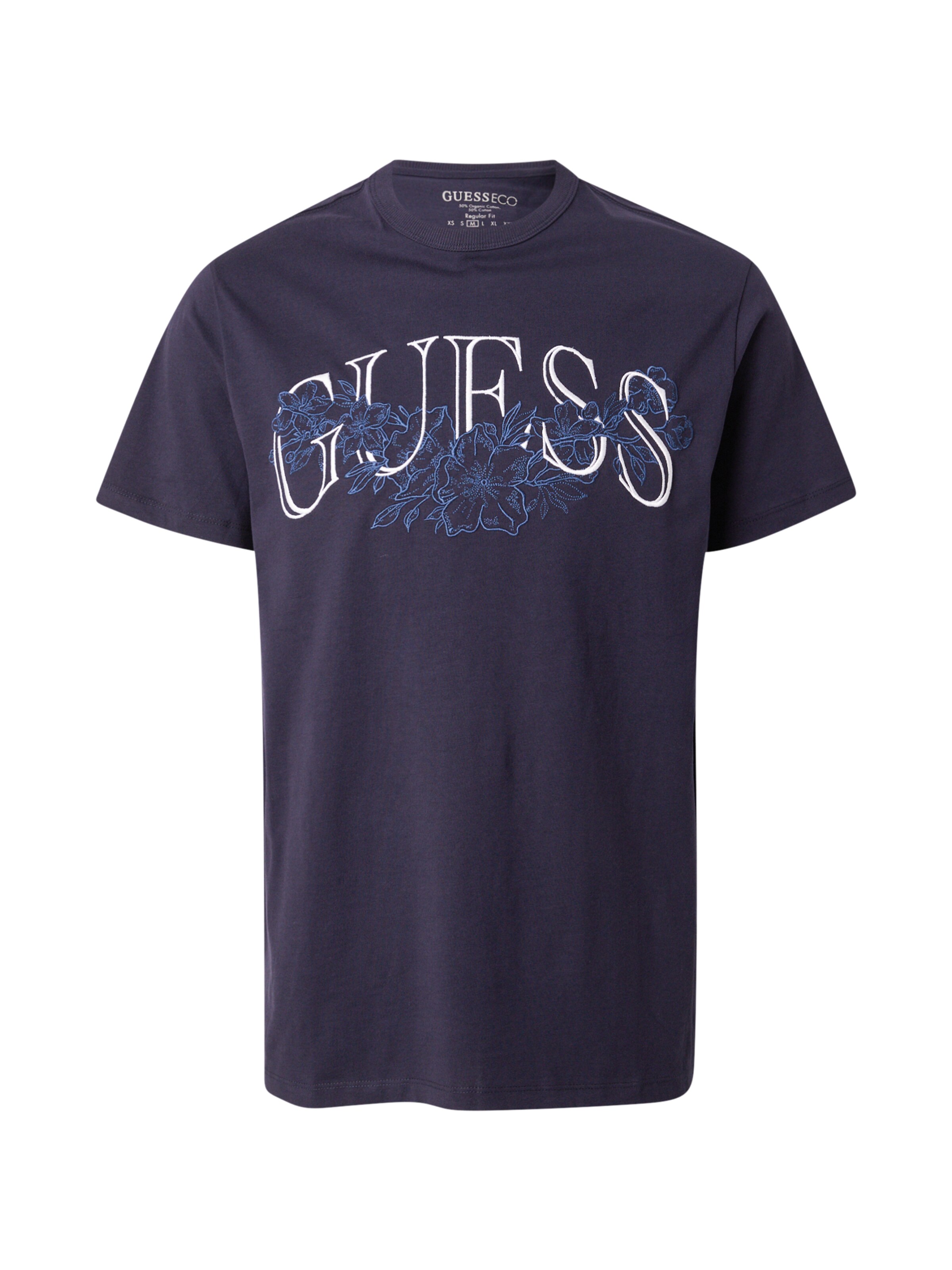 GUESS Originals Μπλουζάκι σε μπλε: μπροστά