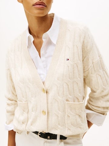 TOMMY HILFIGER Cardigan i beige