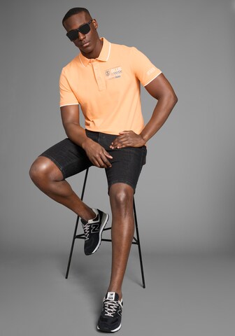 DELMAO Poloshirt in Orange