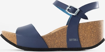 Bayton - Sandalias 'Maya' en azul: frente