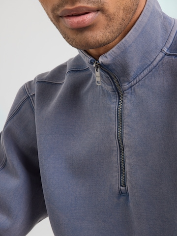 Bluză de molton 'SARGASSO' de la Abercrombie & Fitch pe albastru