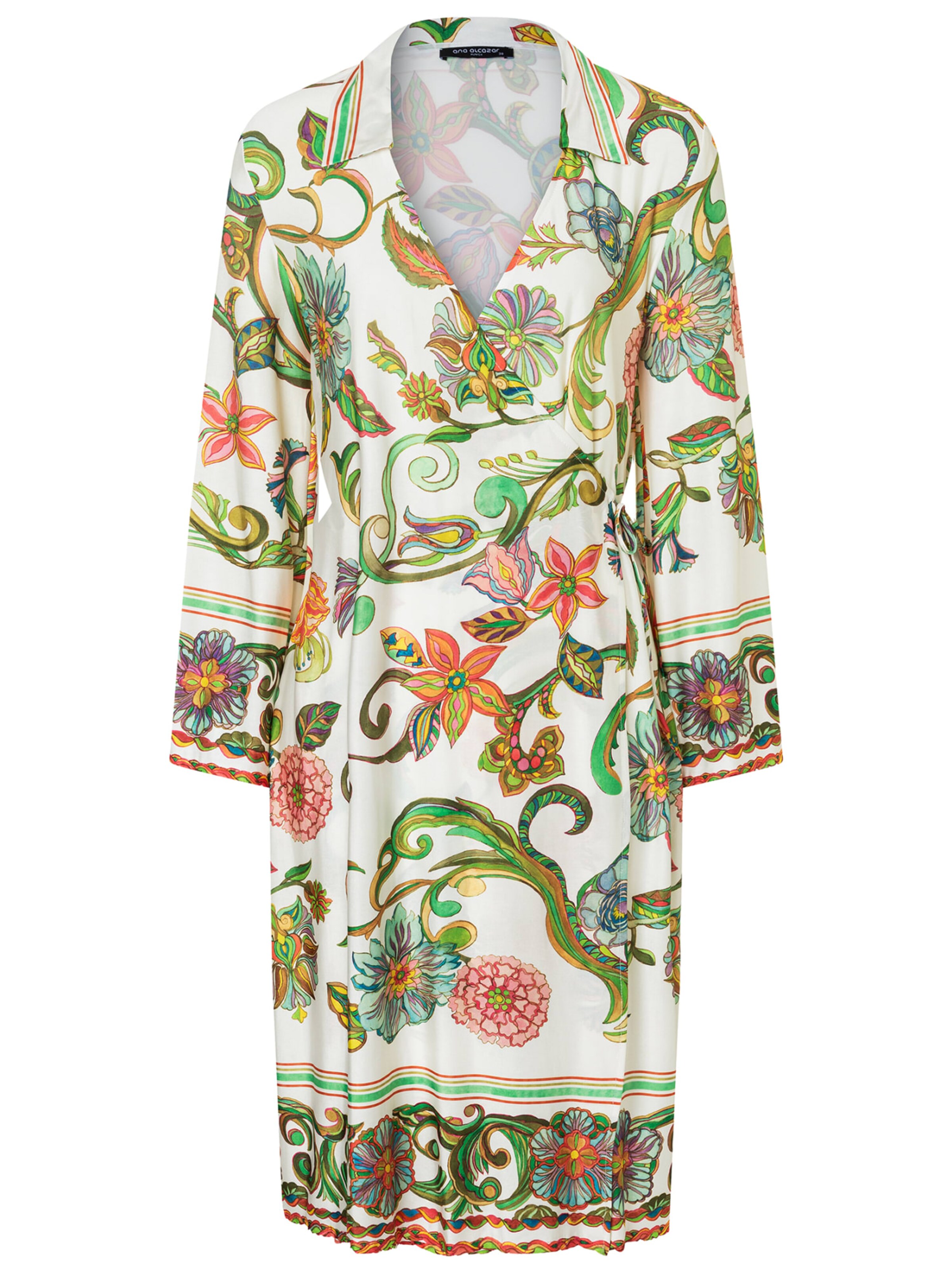 Ana Alcazar Jurk 'Diera' in Wit: voorkant