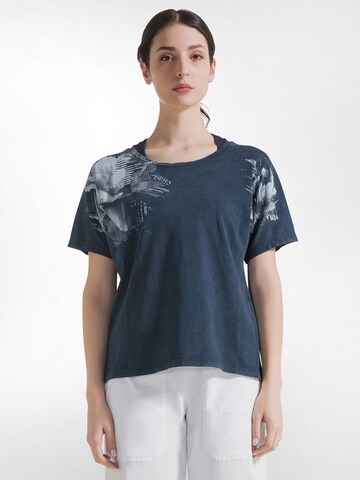 Maglietta di DEHA in blu: frontale