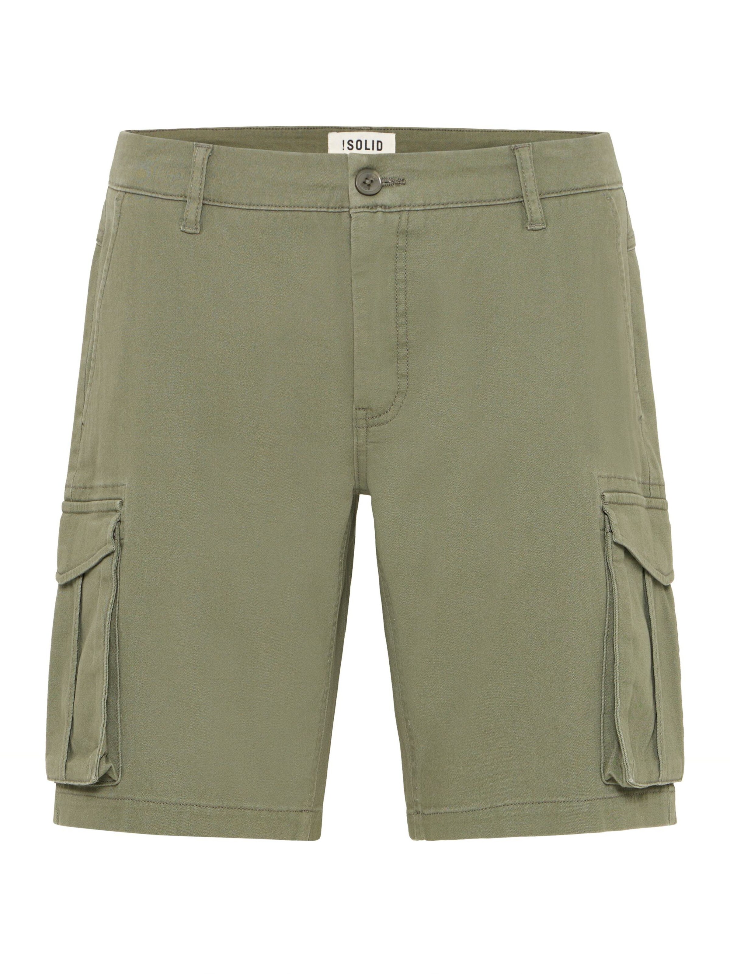 regular Pantaloni cargo 'SDKarim' di !Solid in verde: frontale
