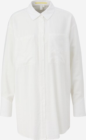 QS Blouse in White: front