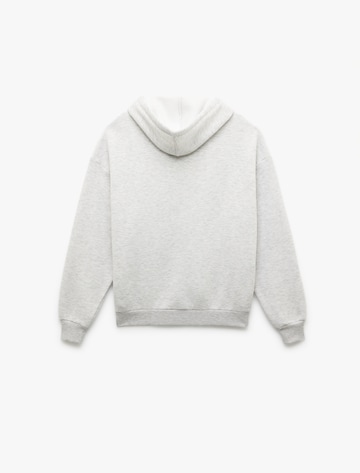 Koton Zip-Up Hoodie in Grey