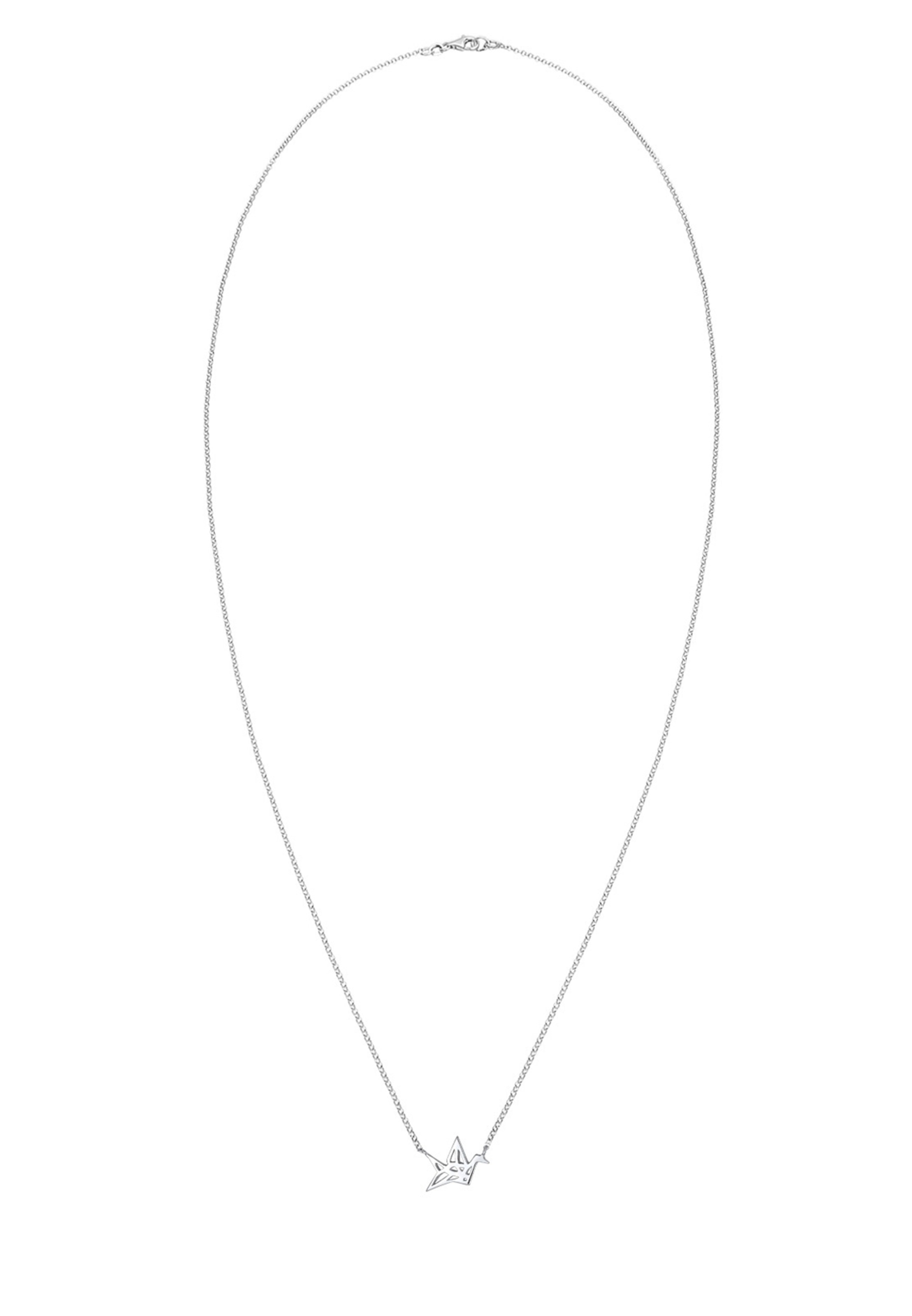 ELLI Necklace 'Vogel' in Silver: front