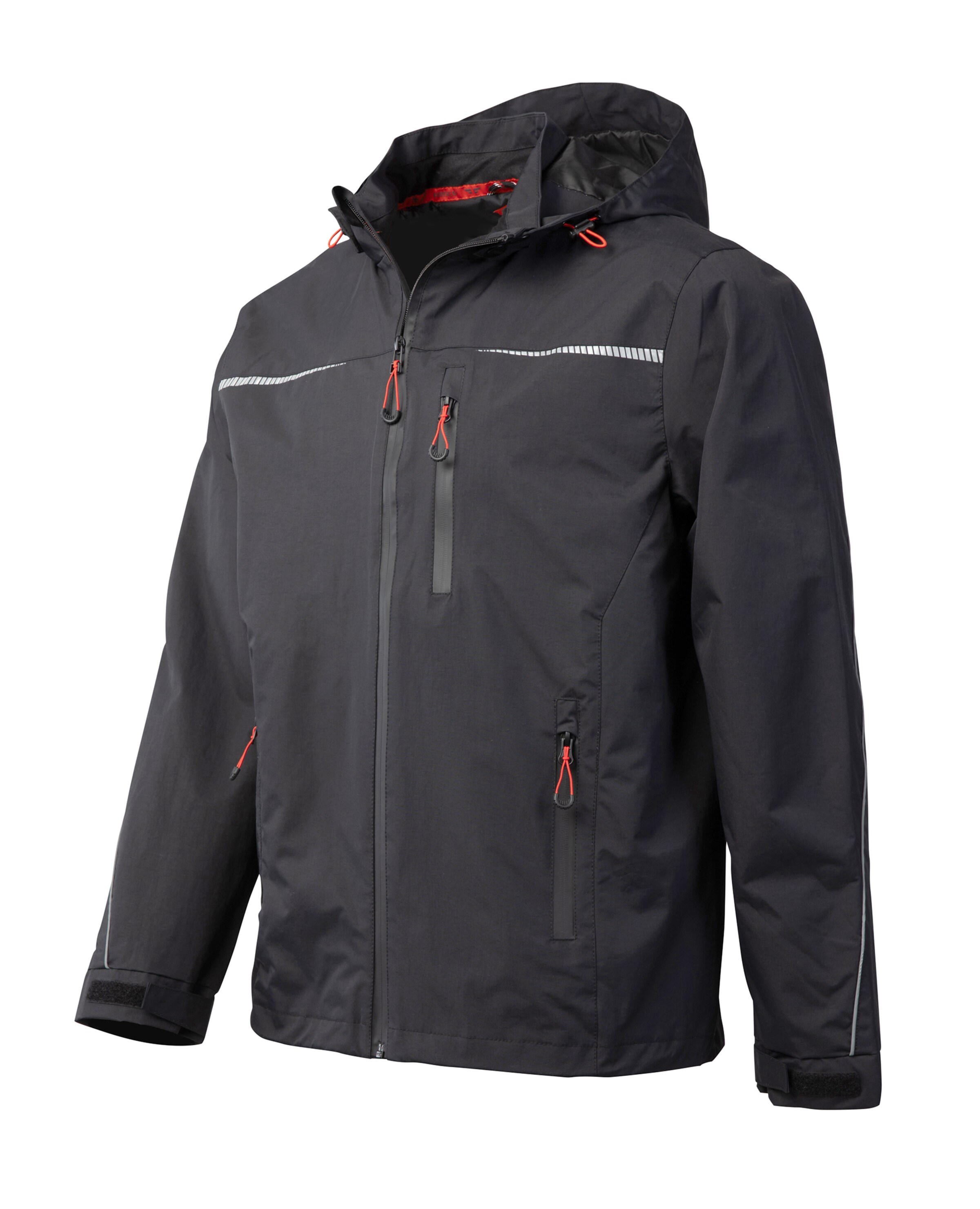 Hero Outdoorjacke 'Jaden' in Schwarz: Vorderseite