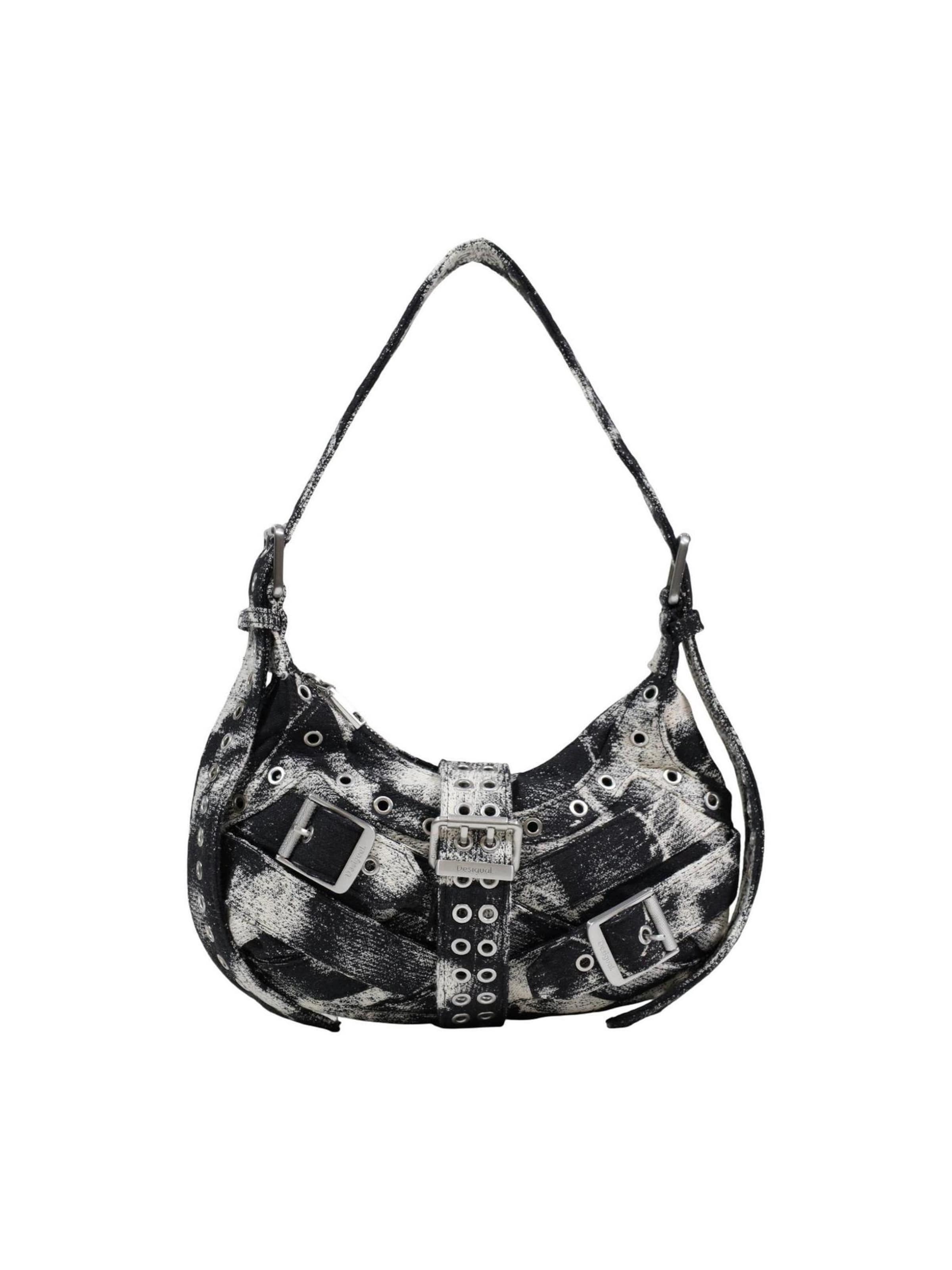 Desigual - Bolso de hombro 'URANIO MARGOT M 26SAXA19' en negro: frente