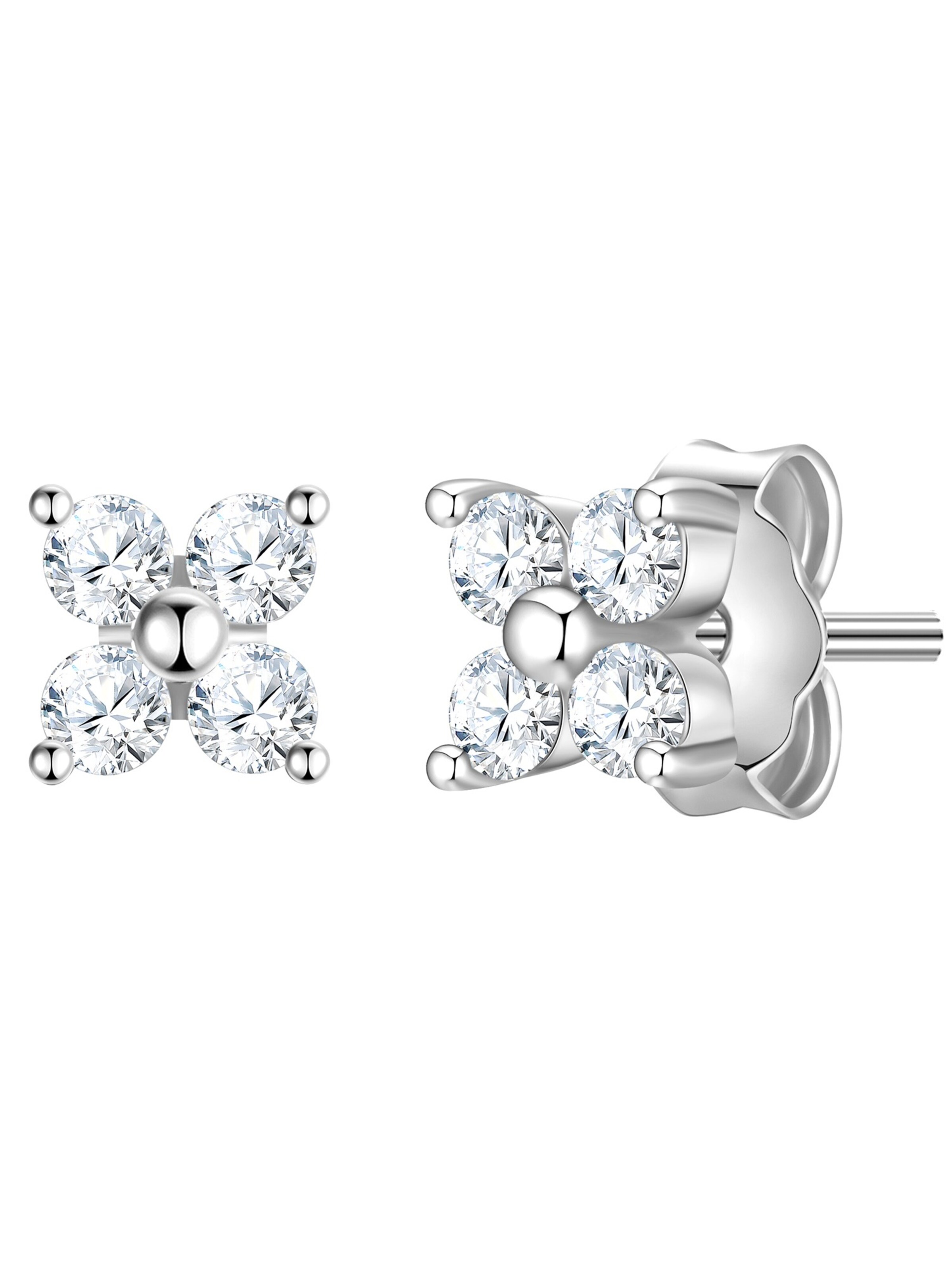 Glanzstücke München Ohrstecker in Silber: Vorderseite