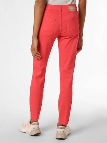 MOS MOSH Slimfit Spodnie w kolorze różowy