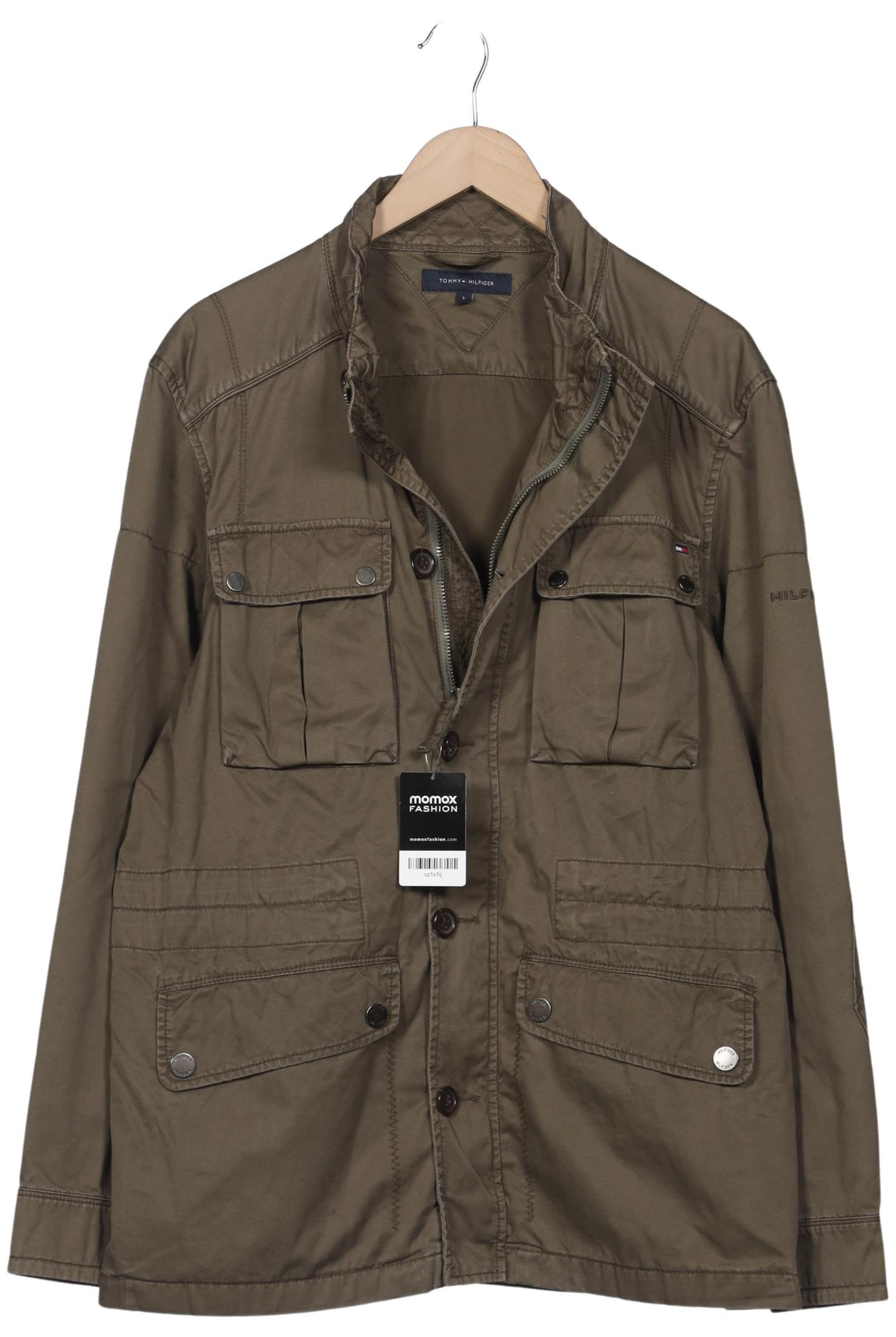 TOMMY HILFIGER Jacket & Coat in L in Green: front