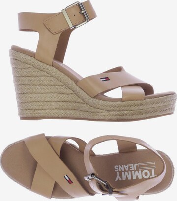 Tommy Jeans Sandals & High-Heeled Sandals in 39 in Beige: front