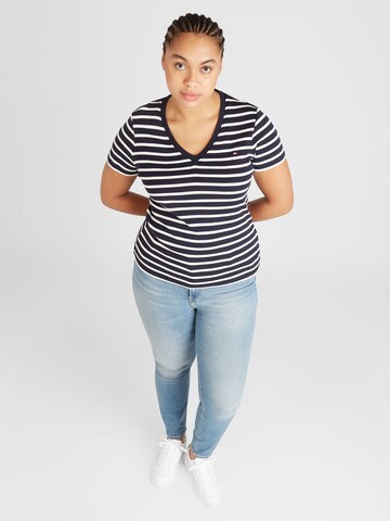 T-shirt Tommy Hilfiger Curve en bleu