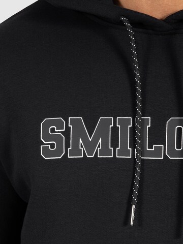 Smilodox Sweatshirt 'Finley' in Schwarz