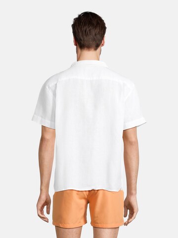 Boardies Regular fit Button Up Shirt 'Fiorella Sea Salt S/S' in White