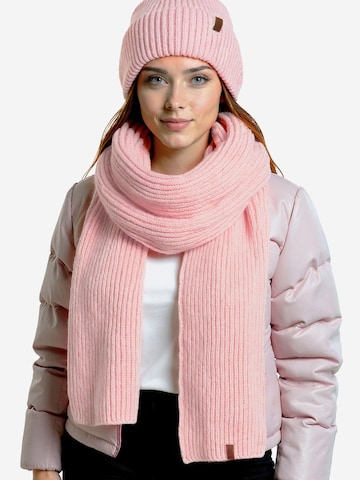 Vivisence Loop scarf '7113' in Pink: front