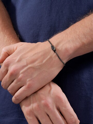 POLICE Armband 'Revelry' in Schwarz: Vorderseite